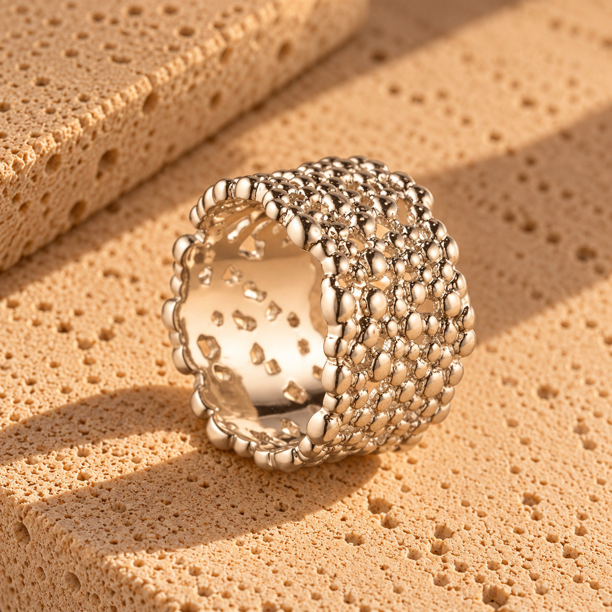 Wolff Jewelry Big Boble Ring Ringe Sølvfarvet