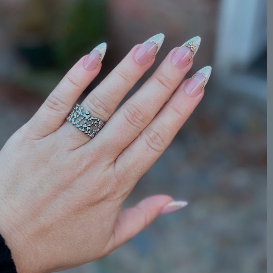 Wolff Jewelry Big Boble Ring Ringe Sølvfarvet