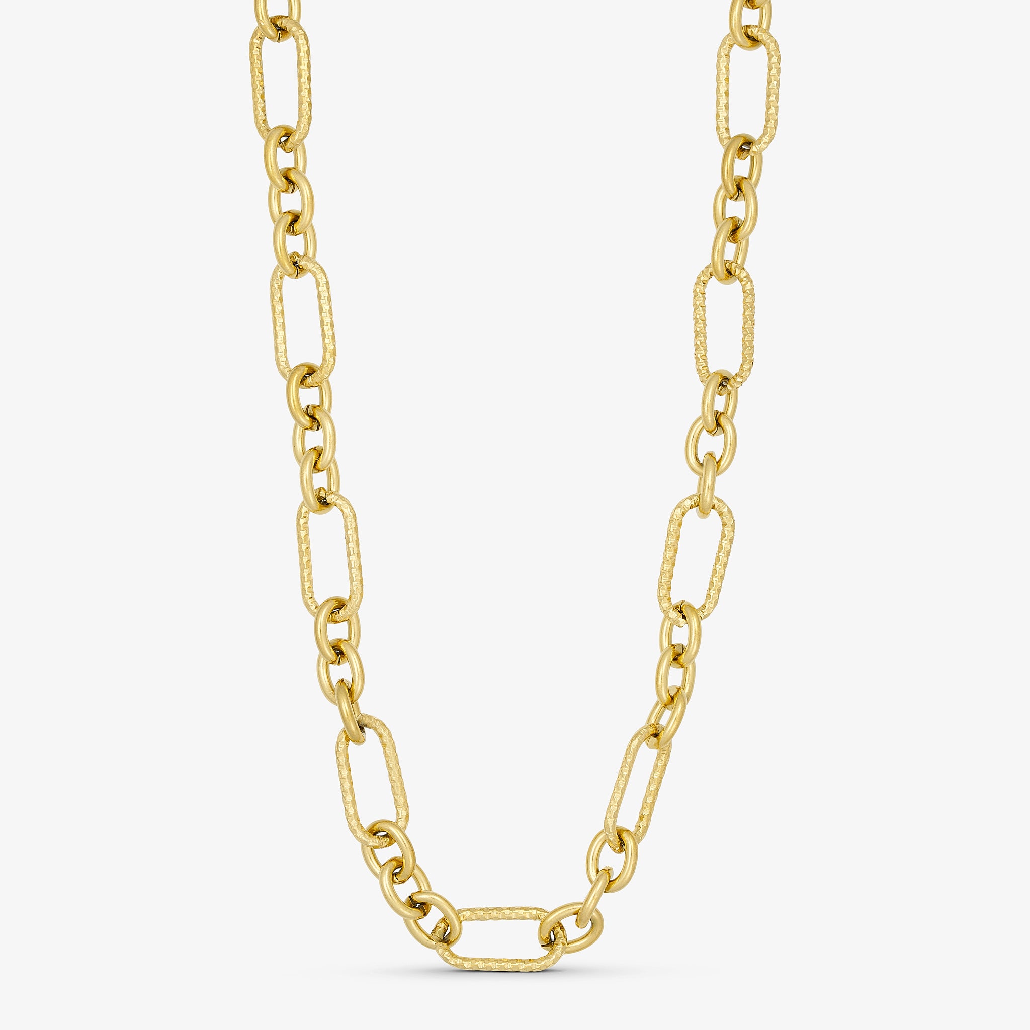 Wolff Jewelry Big Chain Necklace Halskæder 18 karat guldbelagt