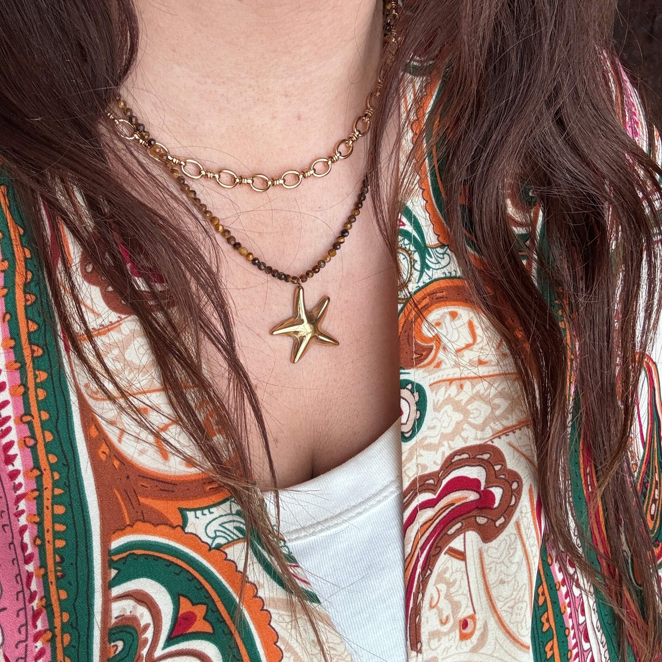 Wolff Jewelry Boble Chain Necklace Halskæder 18 karat guldbelagt