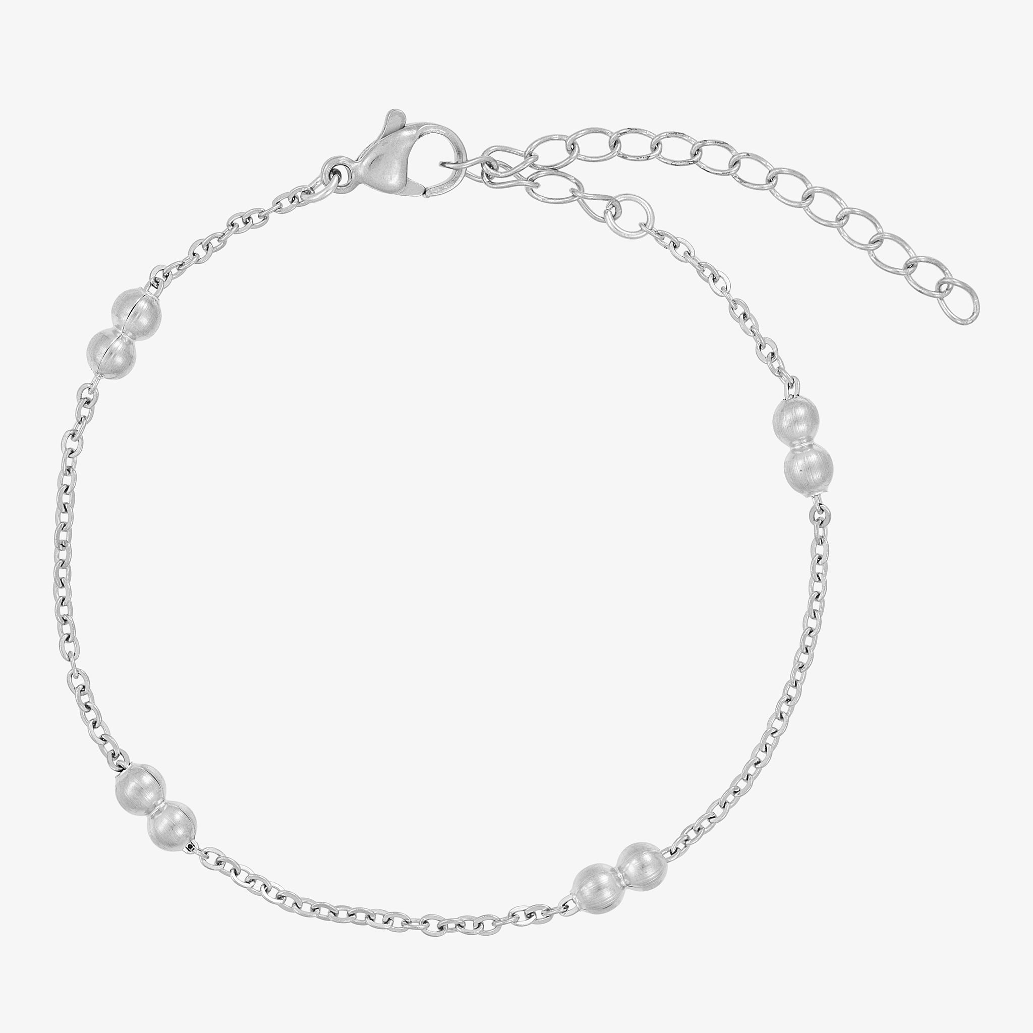 Wolff Jewelry Boble Duo Bracelet 16cm Armbånd Sølvfarvet