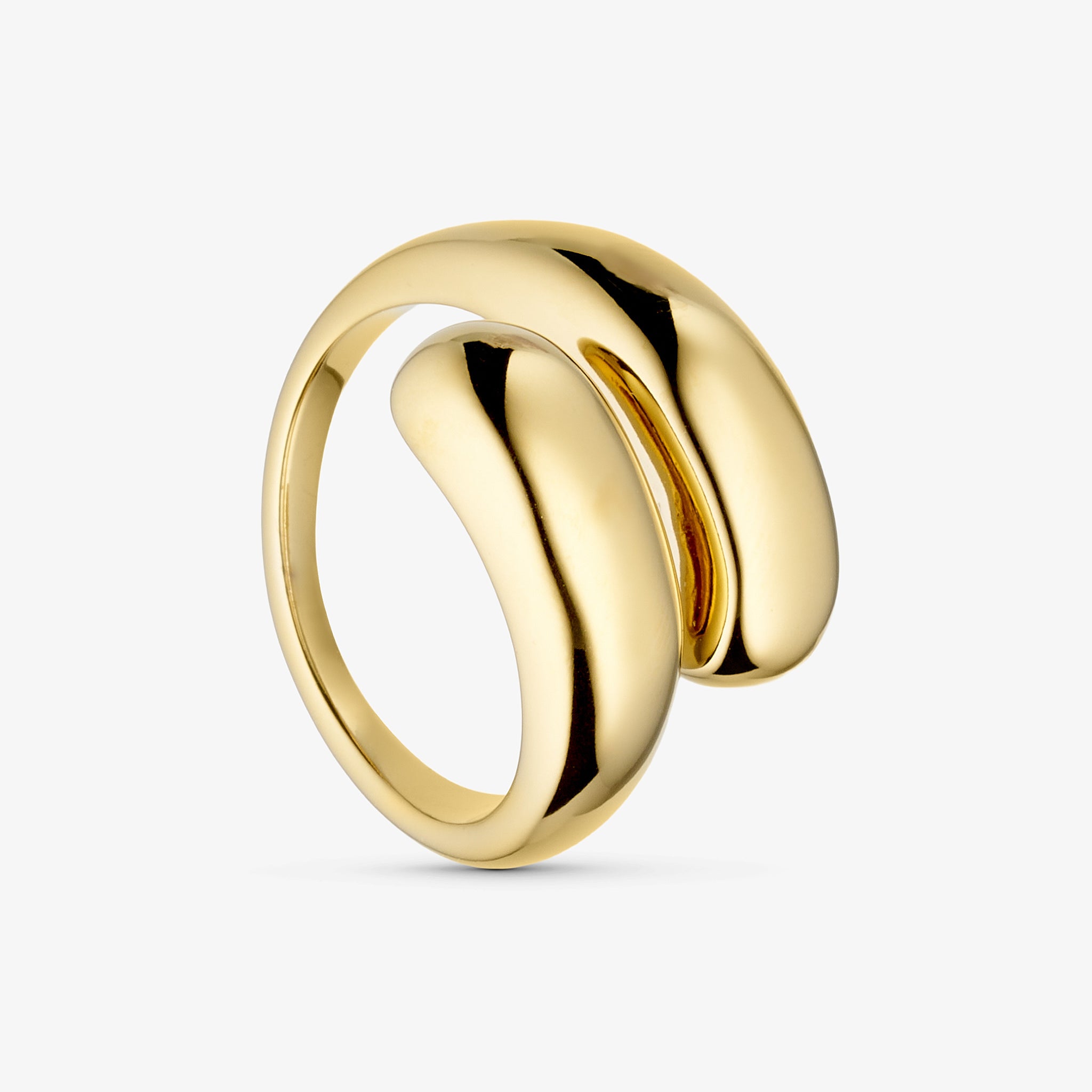 Wolff Jewelry Bomby Ring Ringe 18 karat guldbelagt