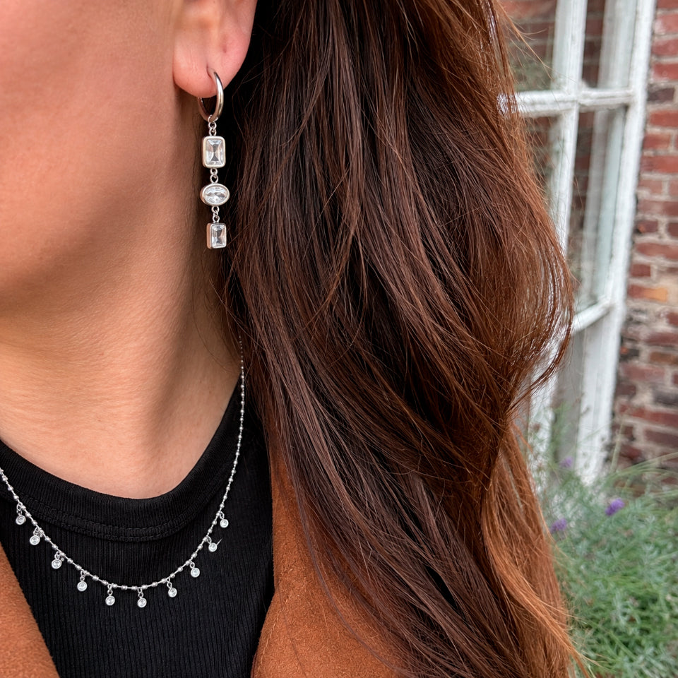 Wolff Jewelry Braza Earrings Øreringe Sølvfarvet