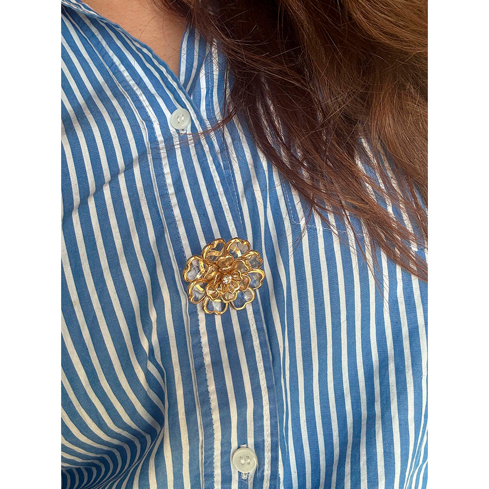 Wolff Jewelry Button Cover - Big Flower Button Covers Klar