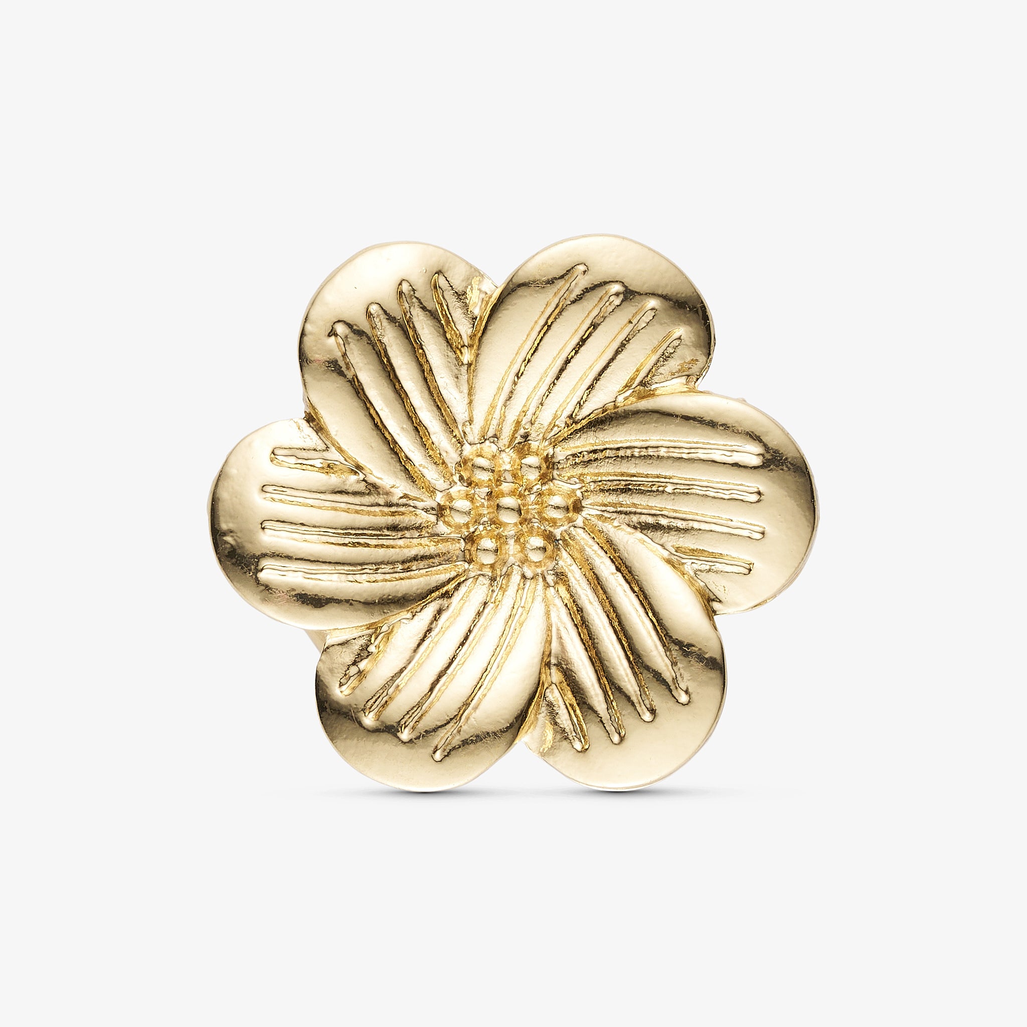 Wolff Jewelry Button Cover - Flower Button Covers 18 karat guldbelagt