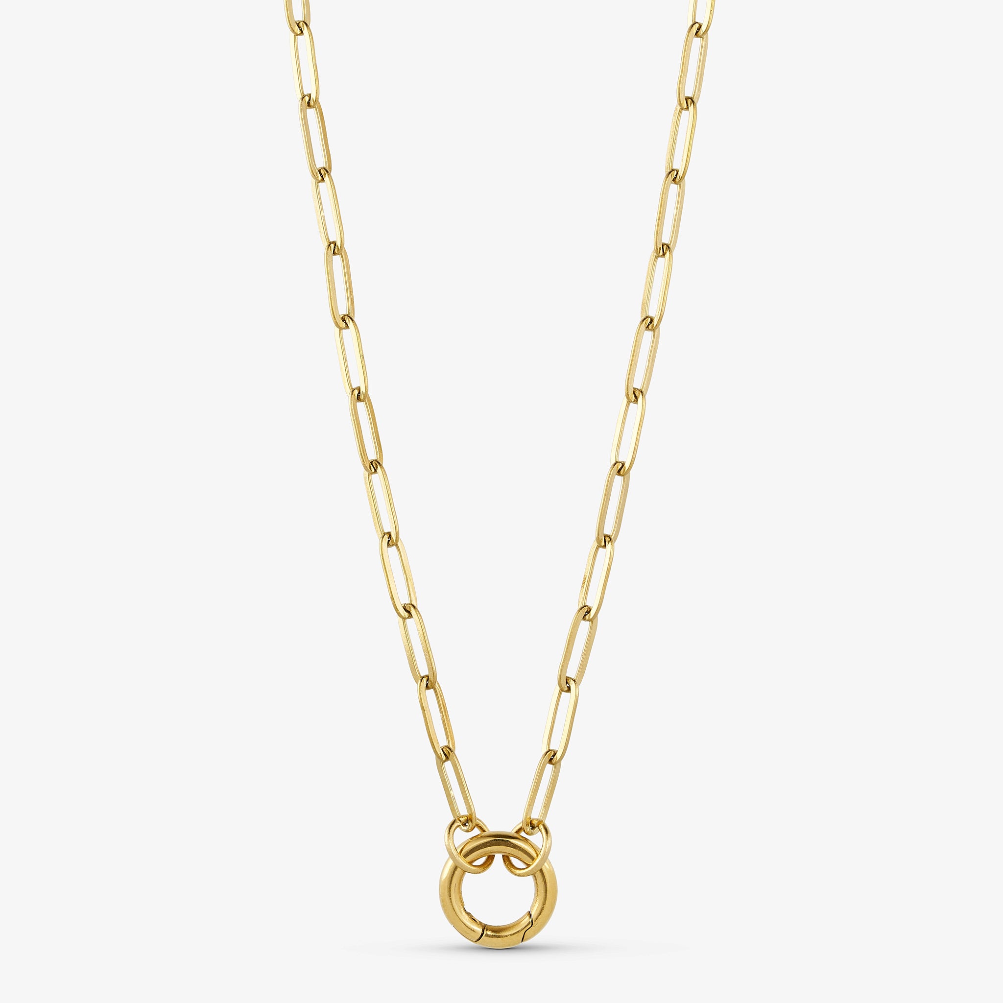 Wolff Jewelry Chain Coin Charm Necklace Halskæder 18 karat guldbelagt