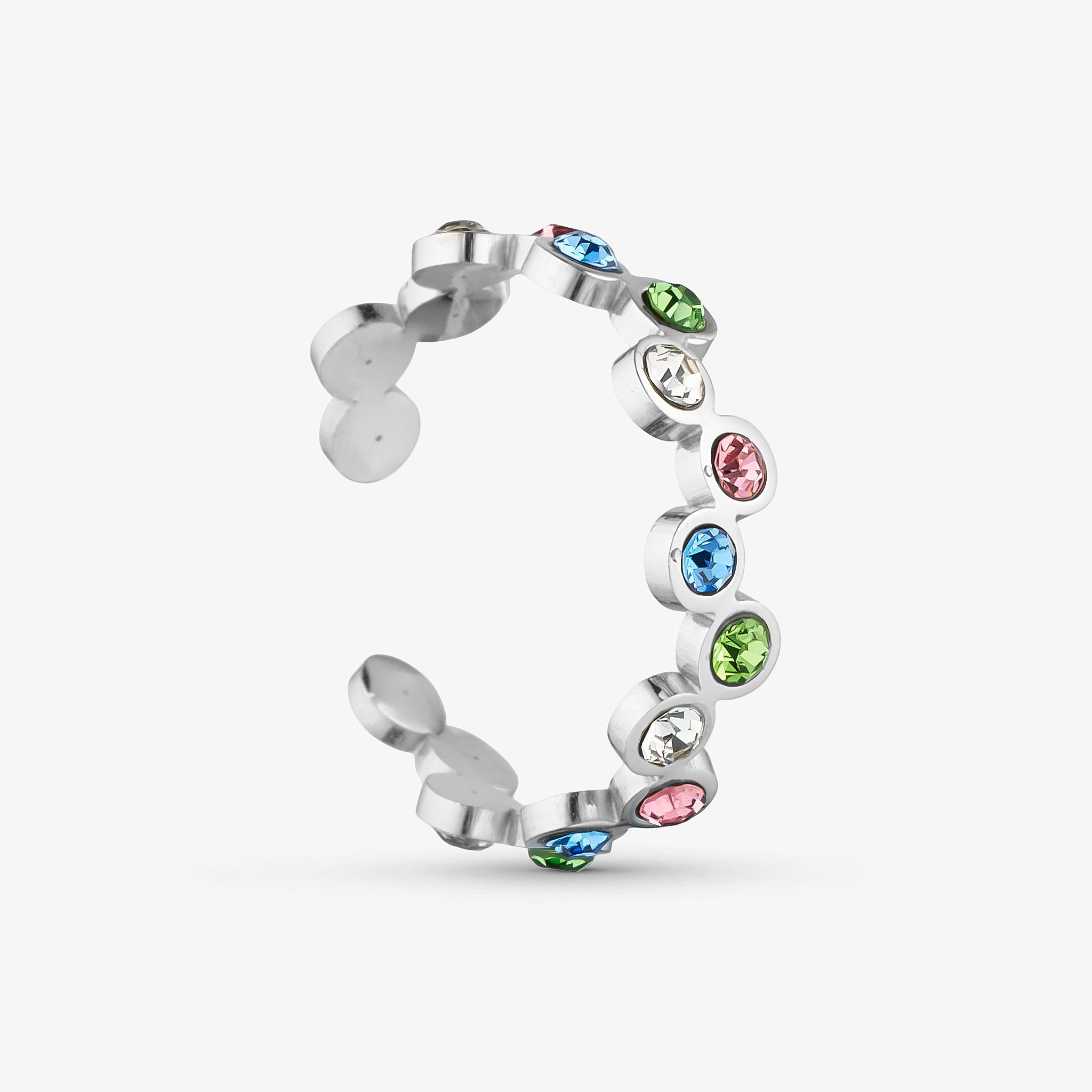 Wolff Jewelry Colorful Ring Ringe Sølvfarvet