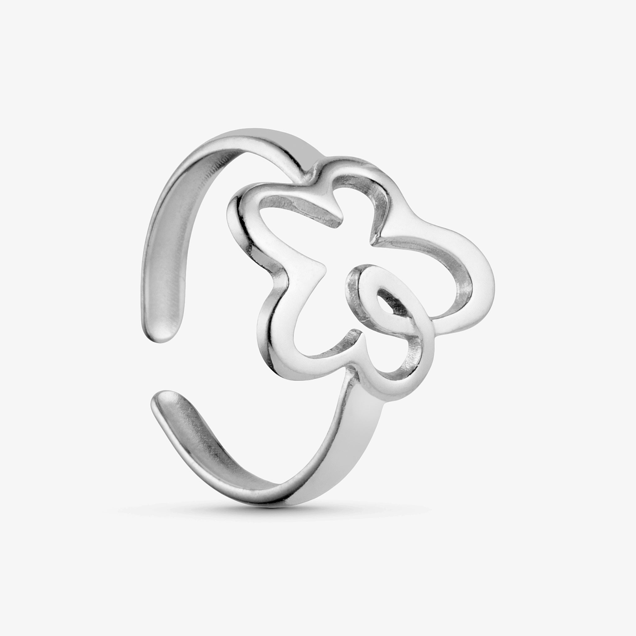 Wolff Jewelry Floral Ring Ringe Sølvfarvet