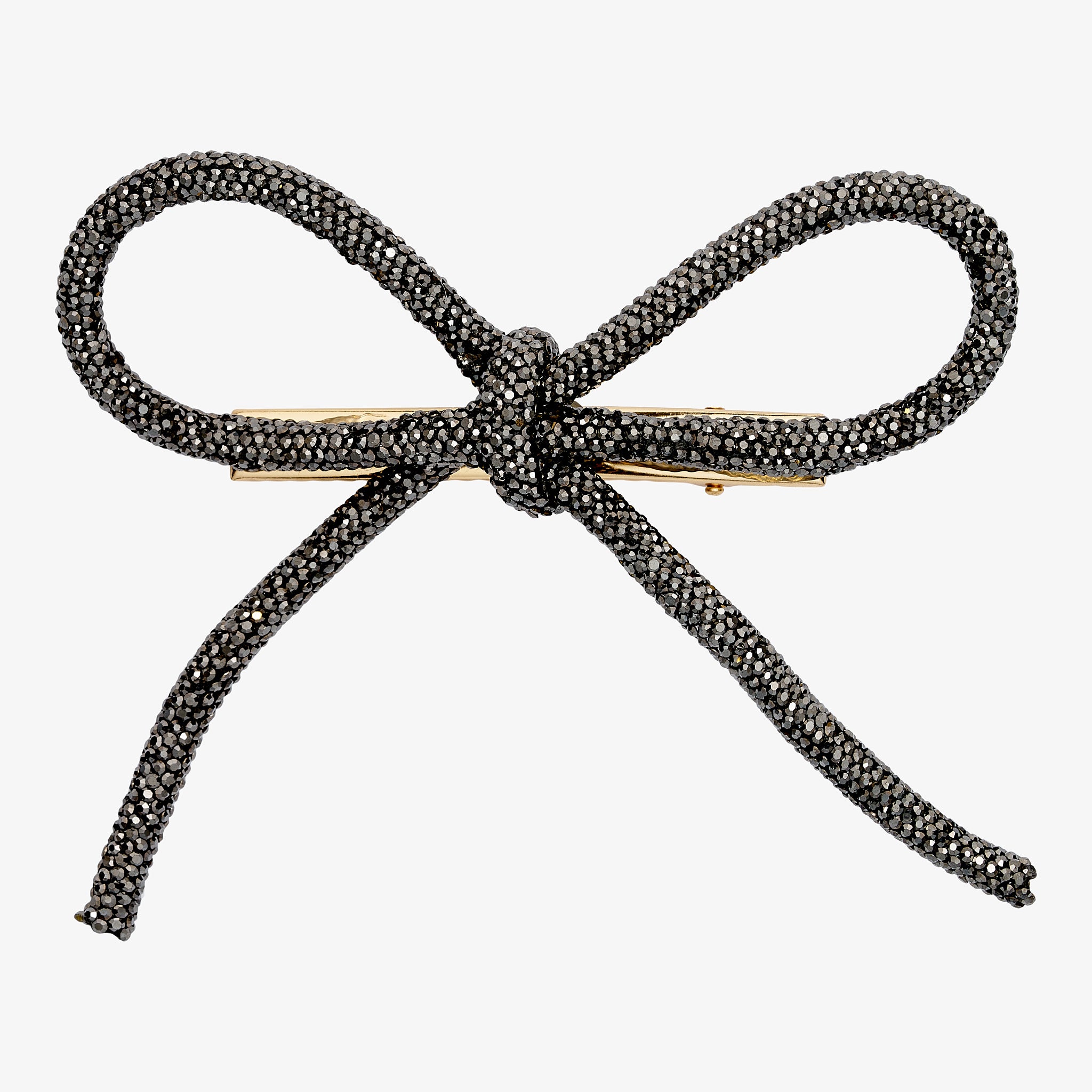 Wolff Jewelry Glitter Bow Hårspænder Sort