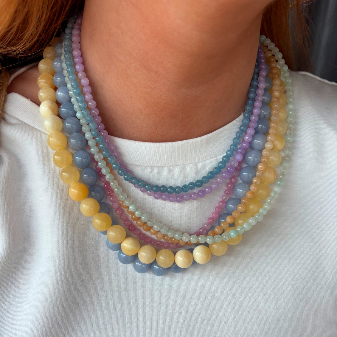 Wolff Jewelry Jalle Pearl Necklace Halskæder Lavender