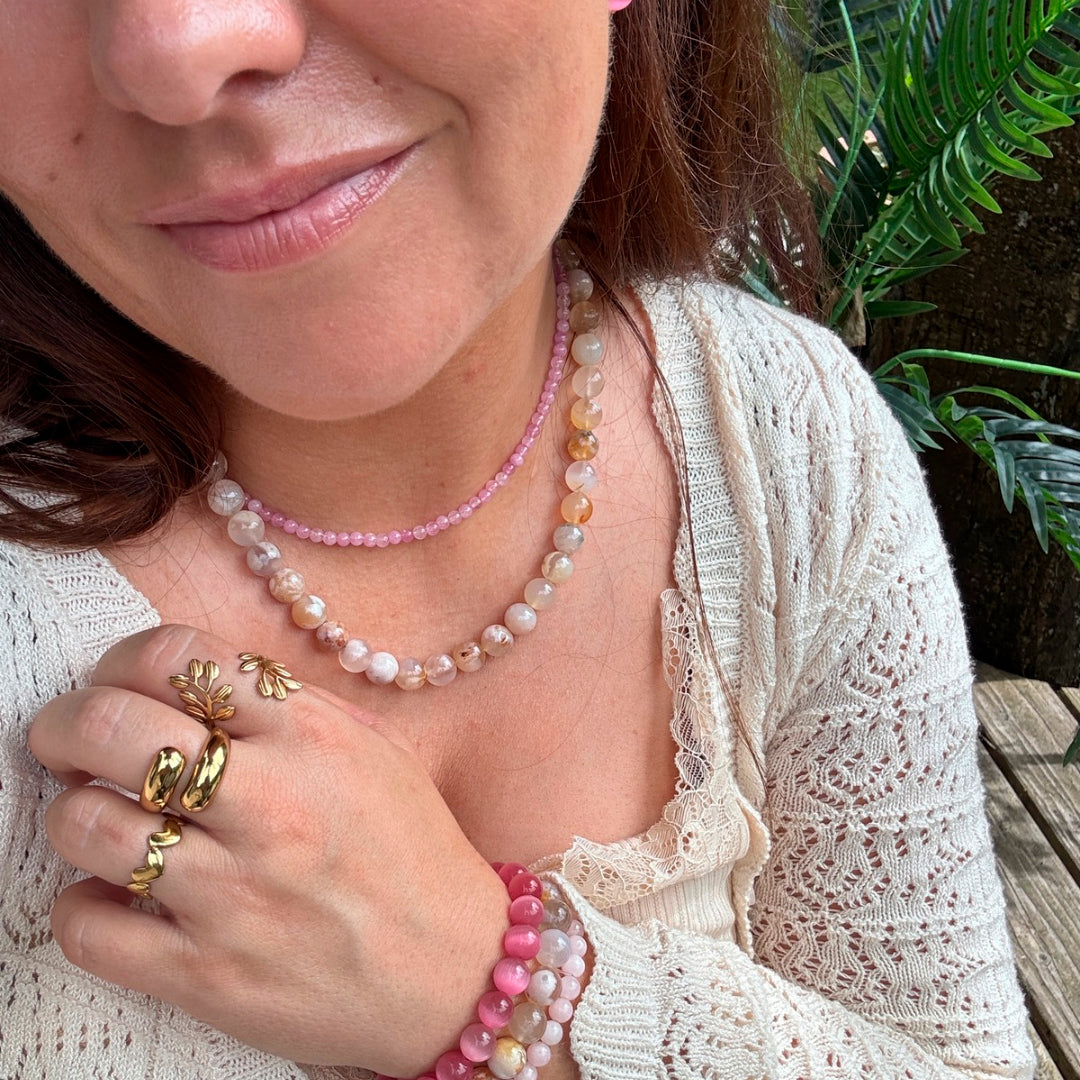 Wolff Jewelry Jalle Pearl Necklace Halskæder Rose