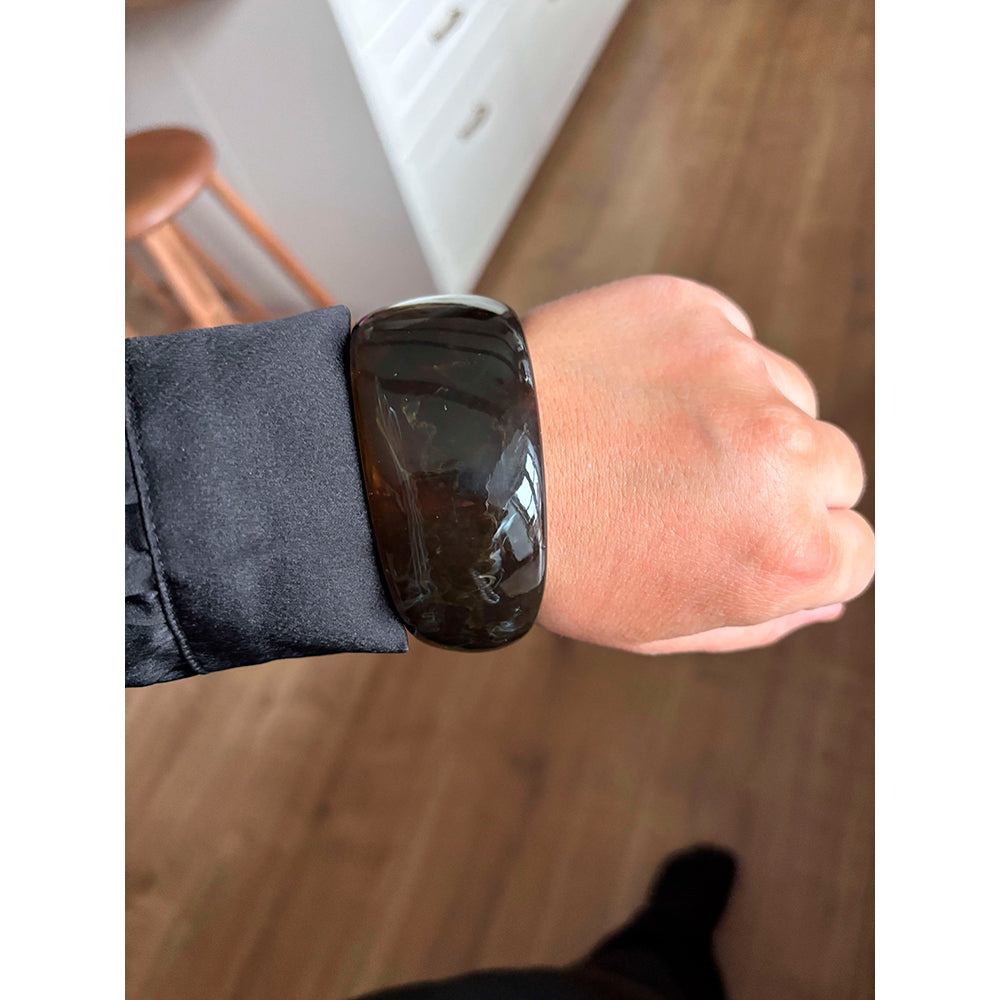 Wolff Jewelry Java Bangle Armbånd Dark Brown