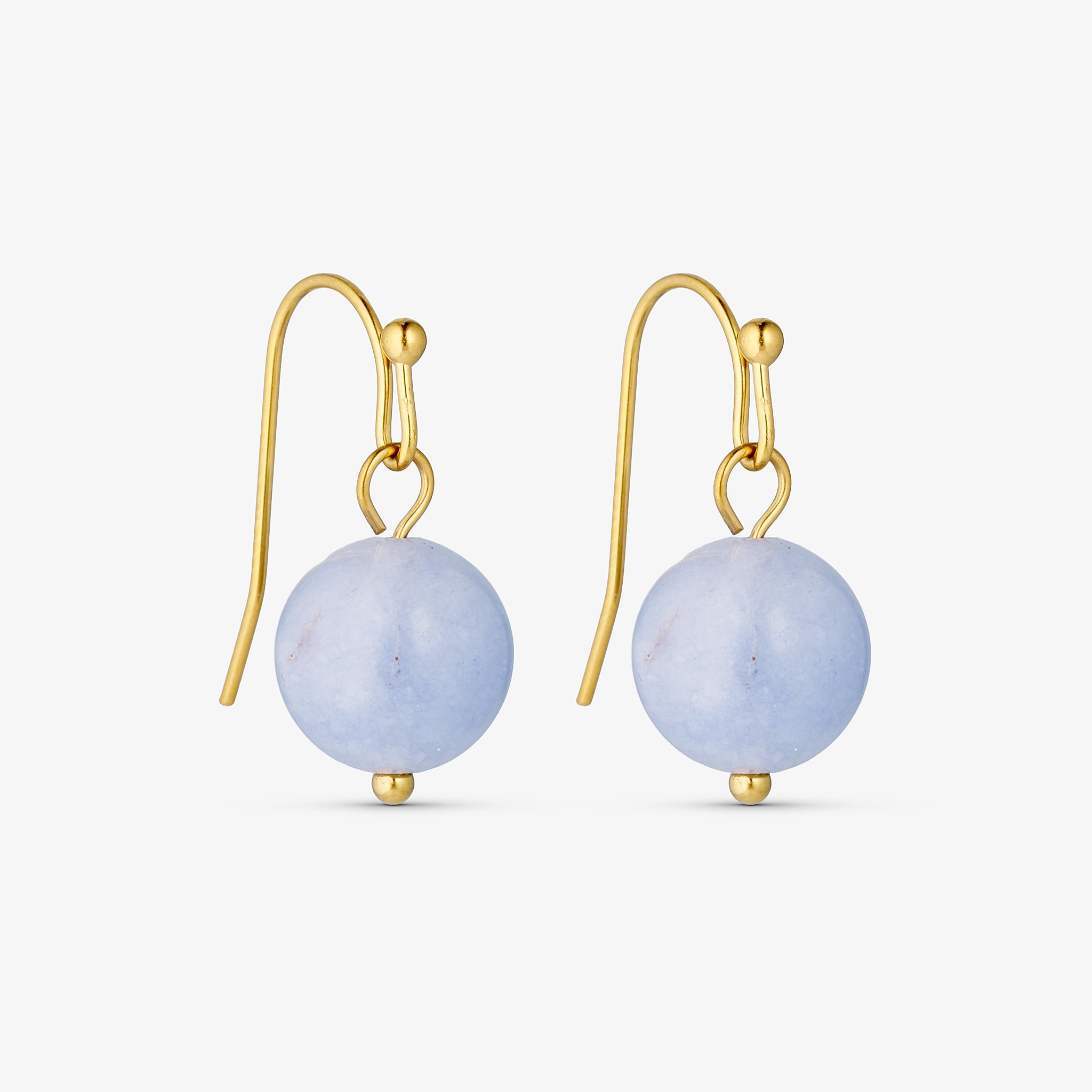 Wolff Jewelry Jusi Pearl Earring Øreringe Ice Blue