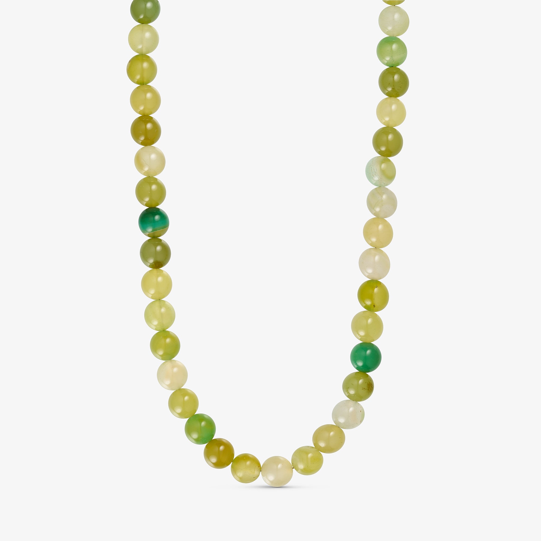 Wolff Jewelry Jusi Pearl Necklace Halskæder Light Green