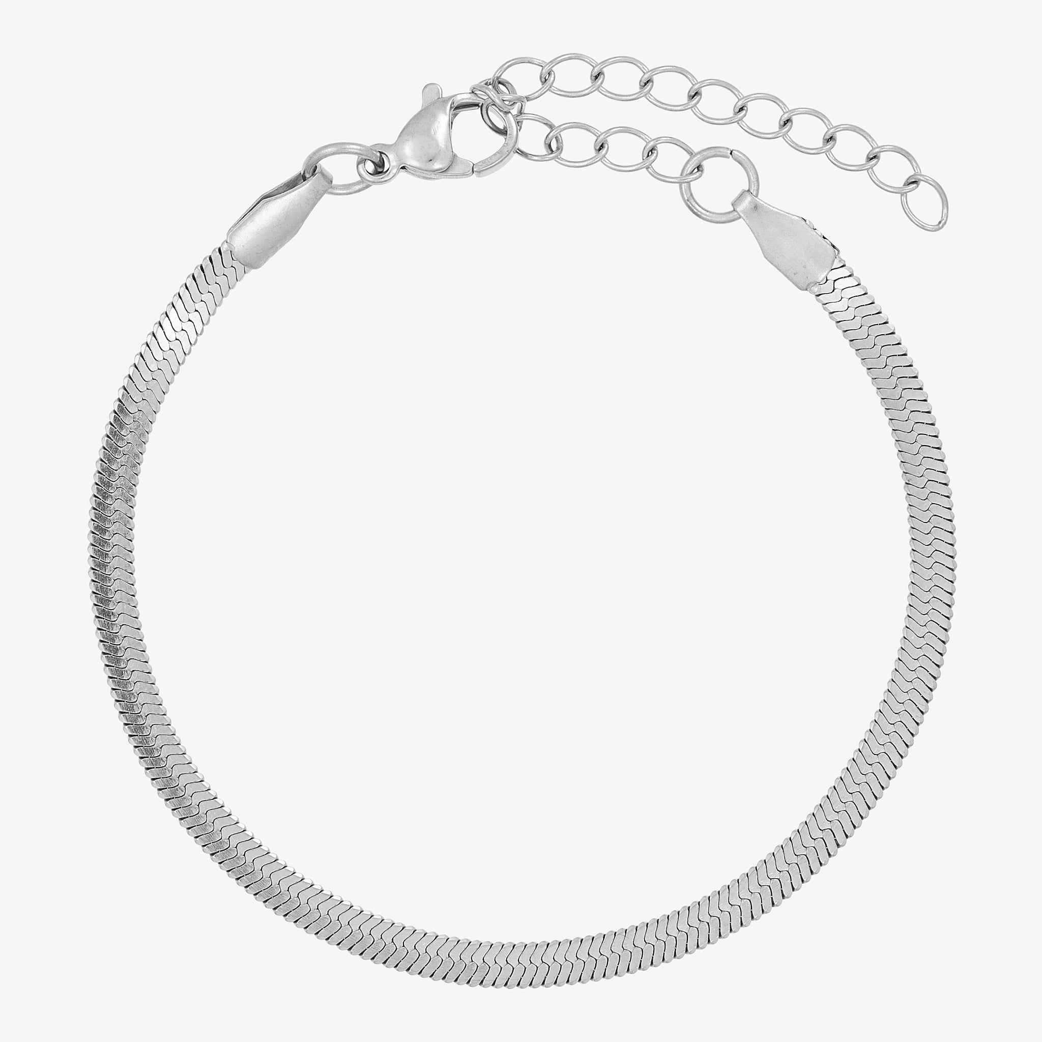 Wolff Jewelry Kleo Bracelet 3mm Armbånd Sølvfarvet