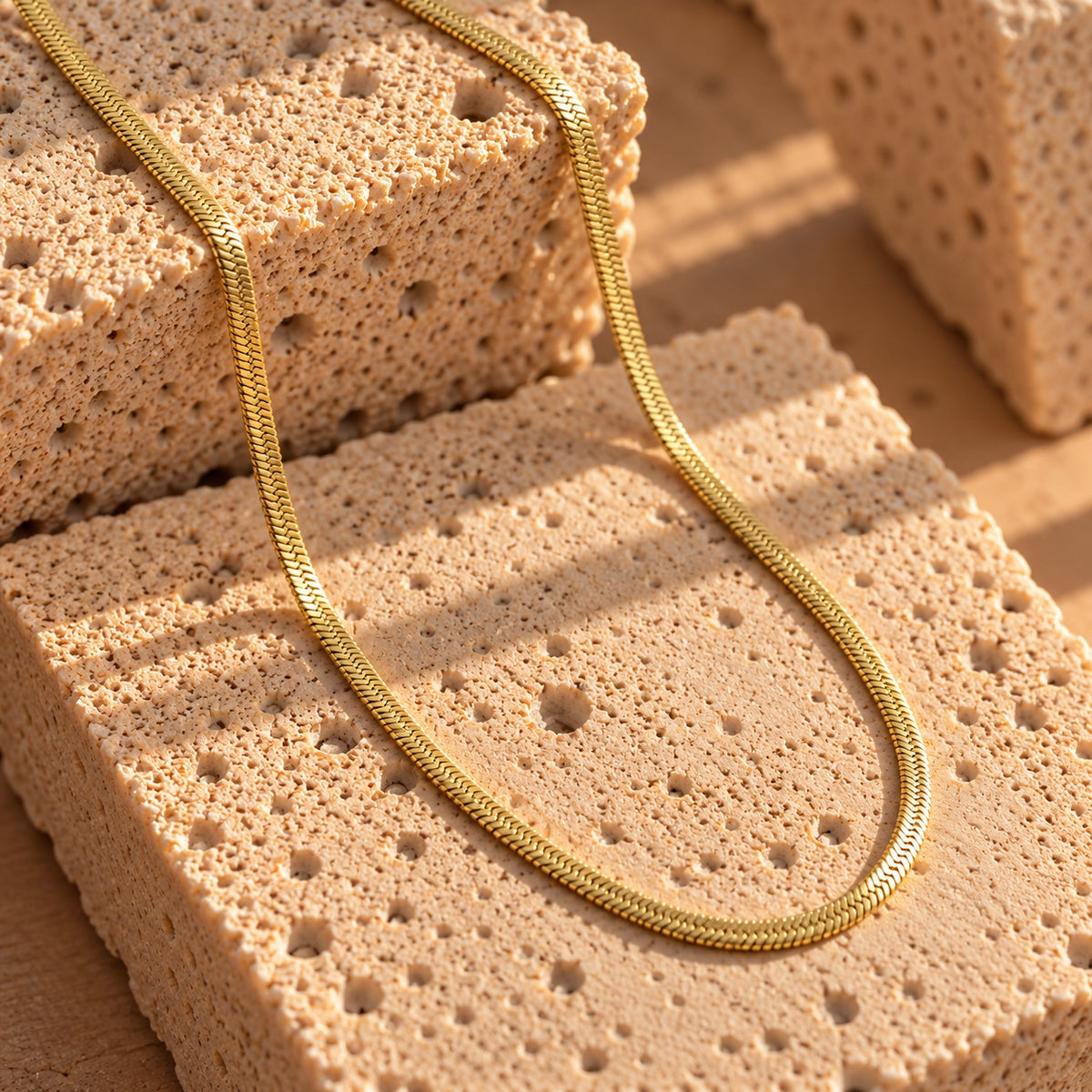 Wolff Jewelry Kleo Necklace 3 mm Halskæder 18 karat guldbelagt