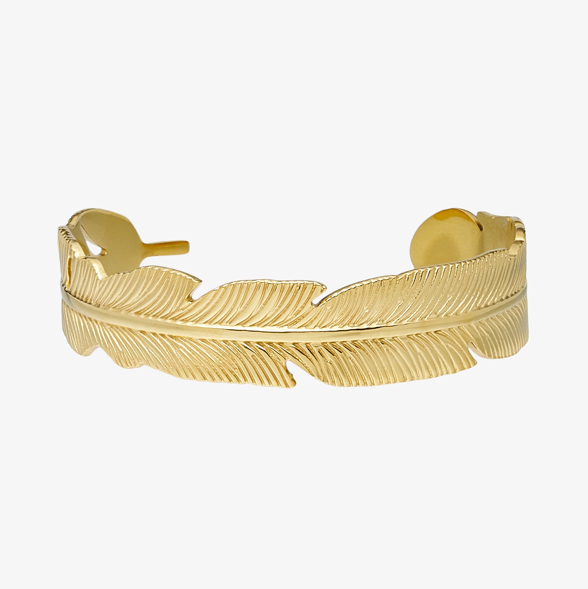 Wolff Jewelry Leafy Armcuff Armbånd 18 karat guldbelagt