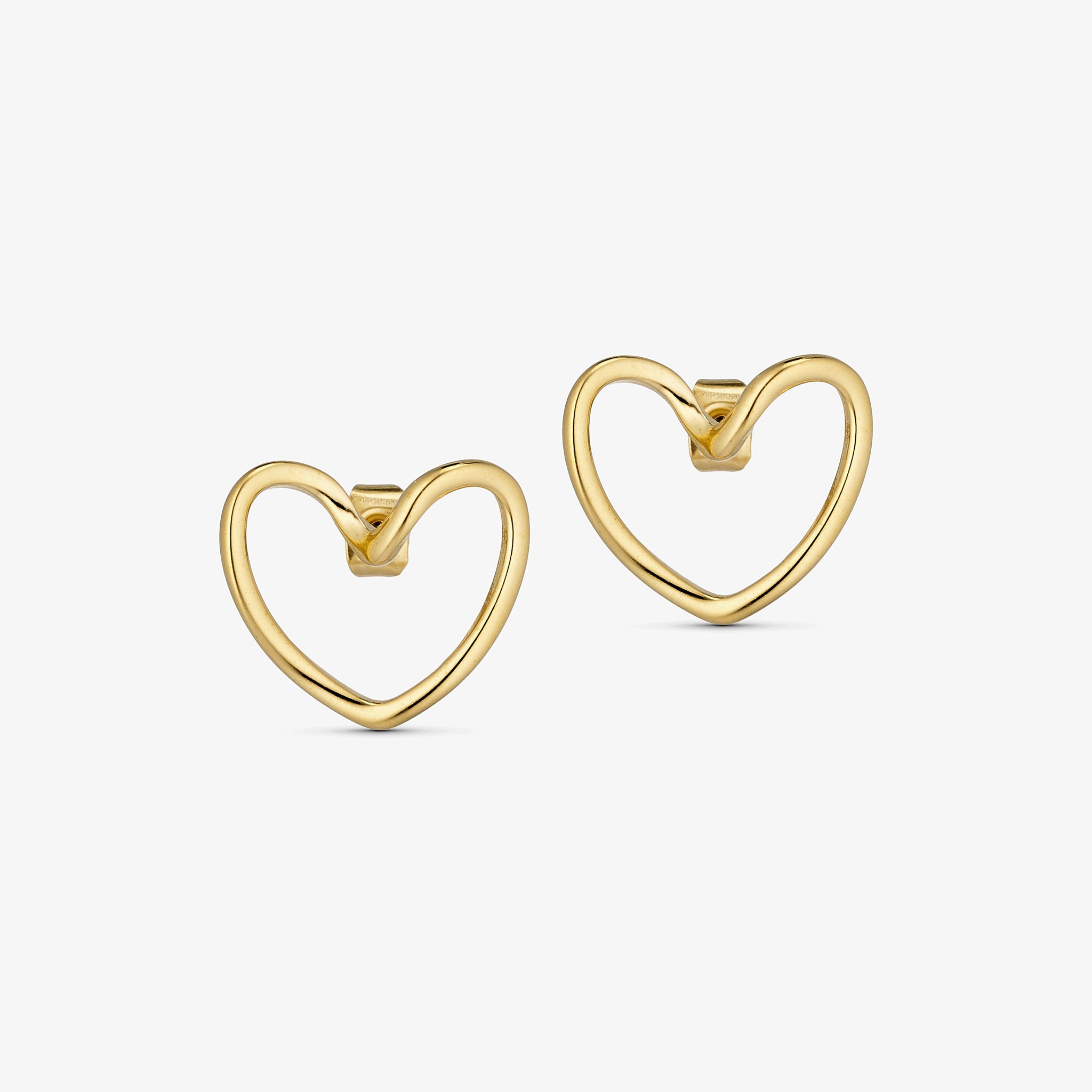 Wolff Jewelry Luna Earrings Øreringe 18 karat guldbelagt