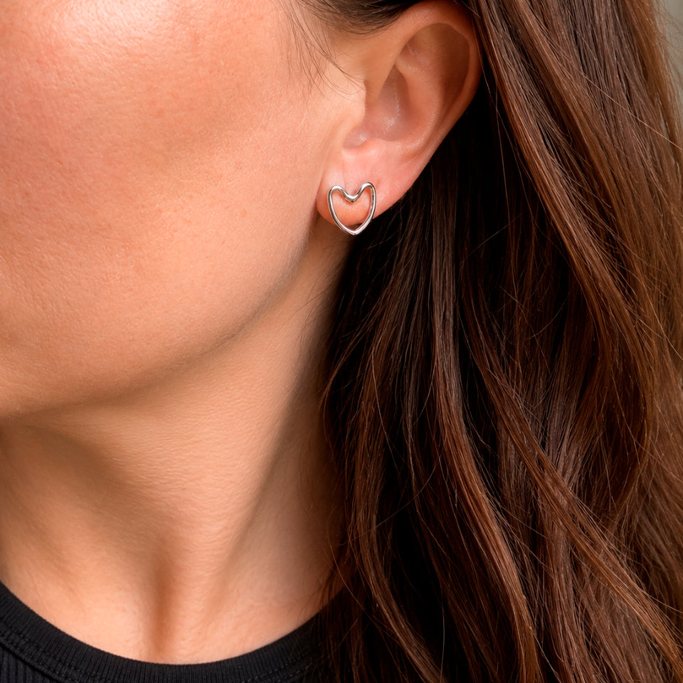 Wolff Jewelry Luna Earrings Øreringe Sølvfarvet