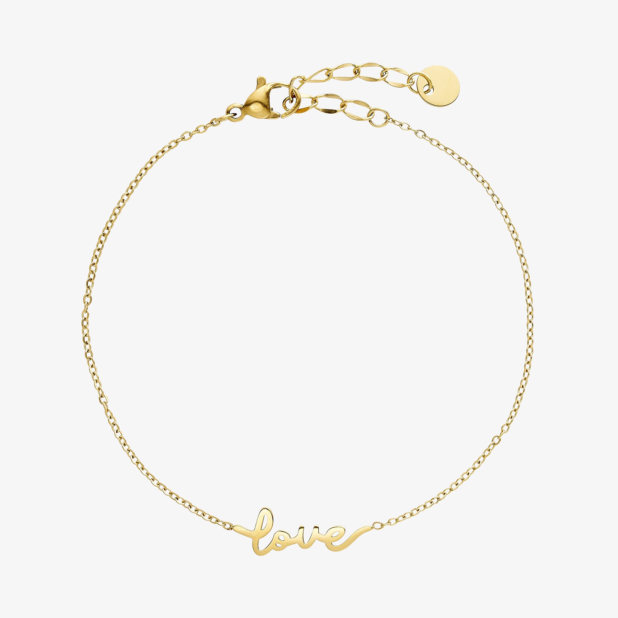 Wolff Jewelry Luna Love Bracelet Armbånd 18 karat guldbelagt