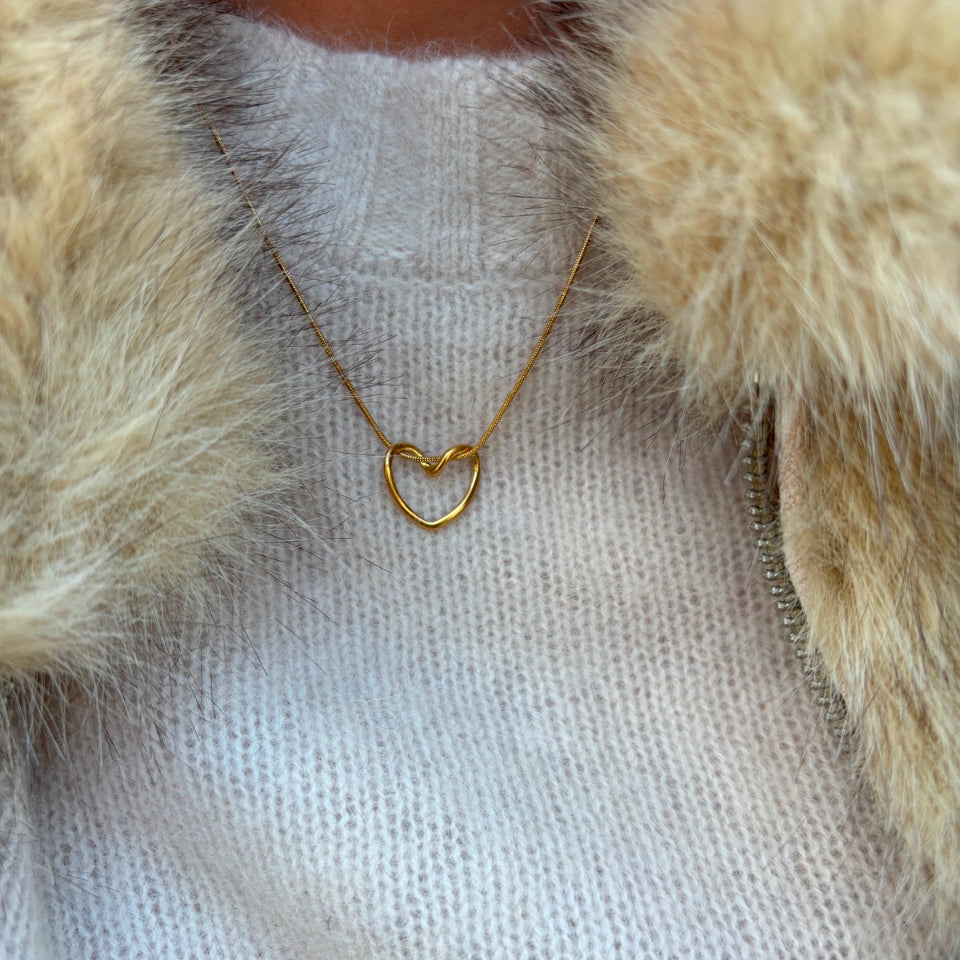 Wolff Jewelry Luna Necklace Halskæder 18 karat guldbelagt