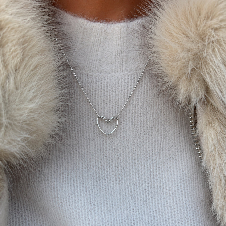Wolff Jewelry Luna Necklace Halskæder Sølvfarvet