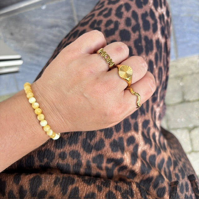 Wolff Jewelry MOM Ring Ringe 18 karat guldbelagt