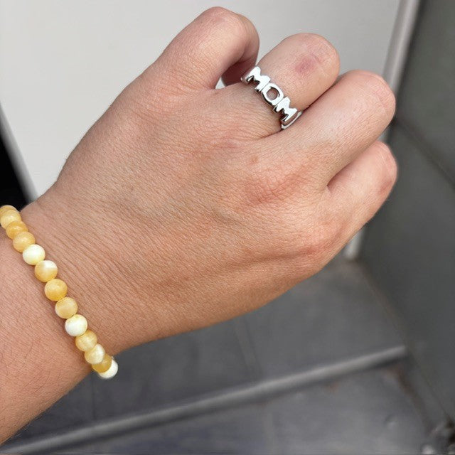 Wolff Jewelry MOM Ring Ringe Sølvfarvet