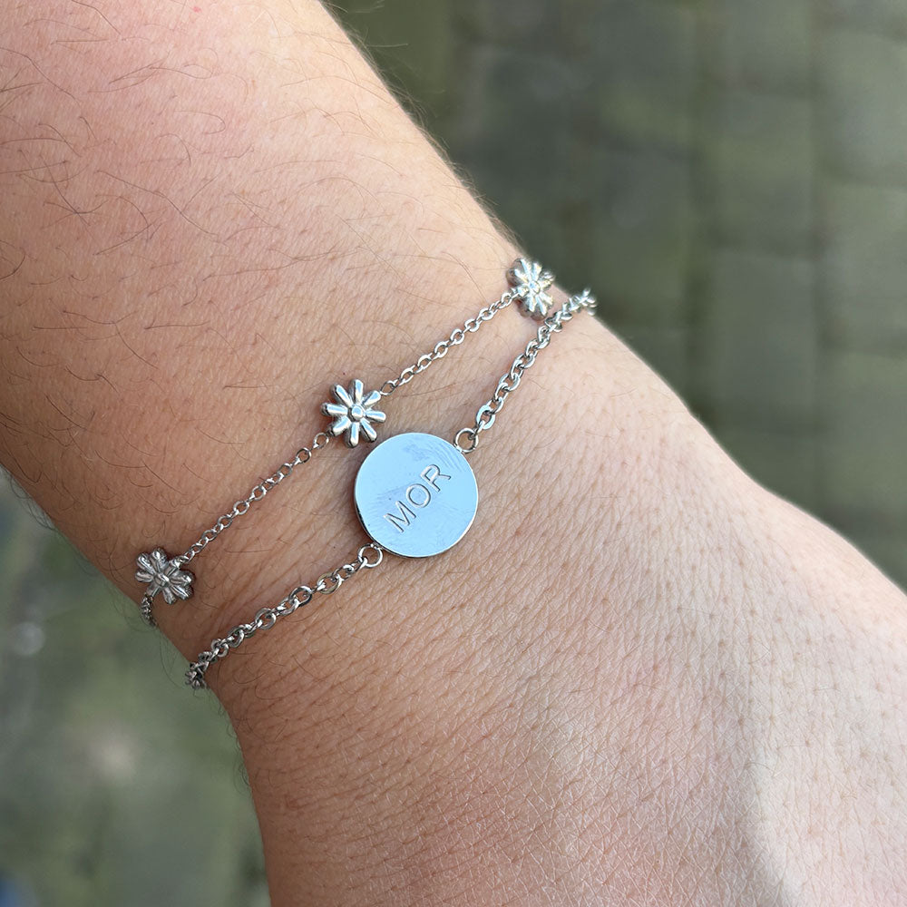 Wolff Jewelry MOR Bracelet Armbånd Sølvfarvet