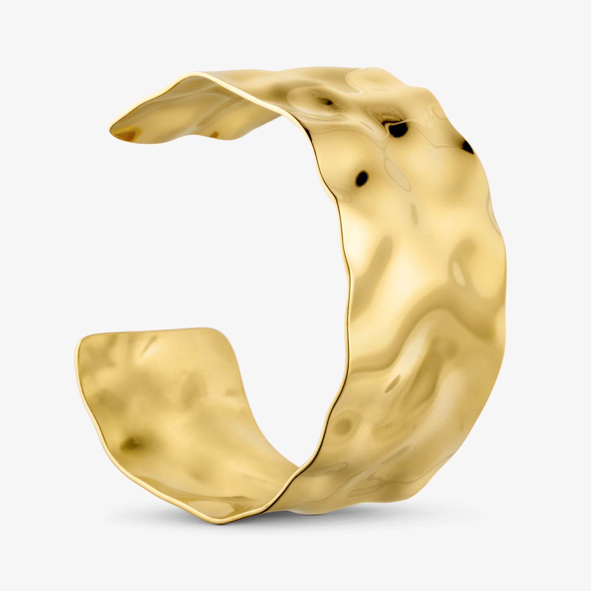 Wolff Jewelry Mindy Big Bangle Armbånd 18 karat guldbelagt