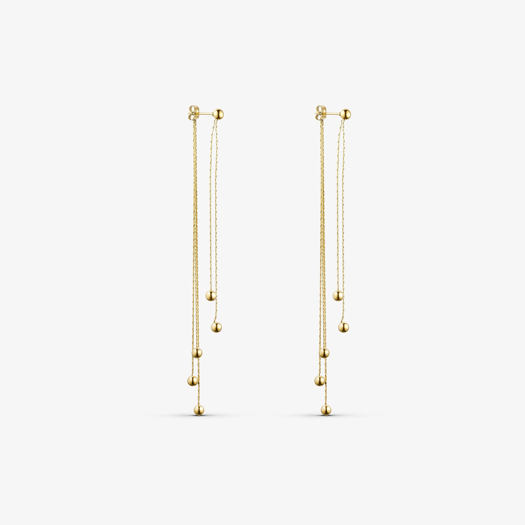 Wolff Jewelry Mini Boble Earrings Øreringe 18 karat guldbelagt