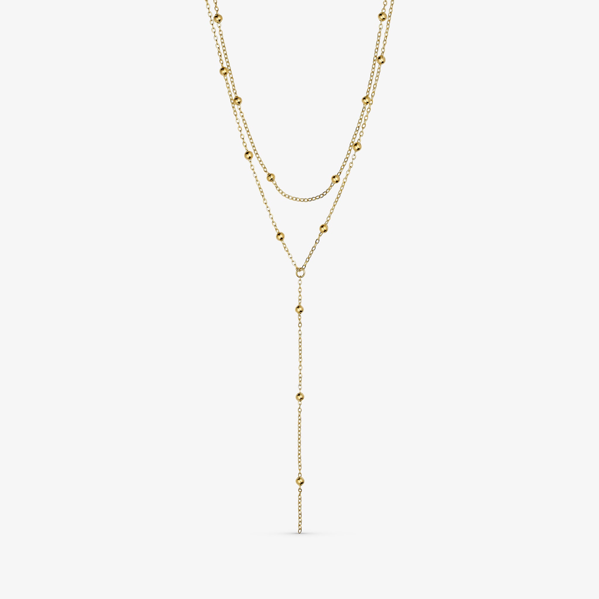 Wolff Jewelry Mini Boble Necklace Halskæder 18 karat guldbelagt