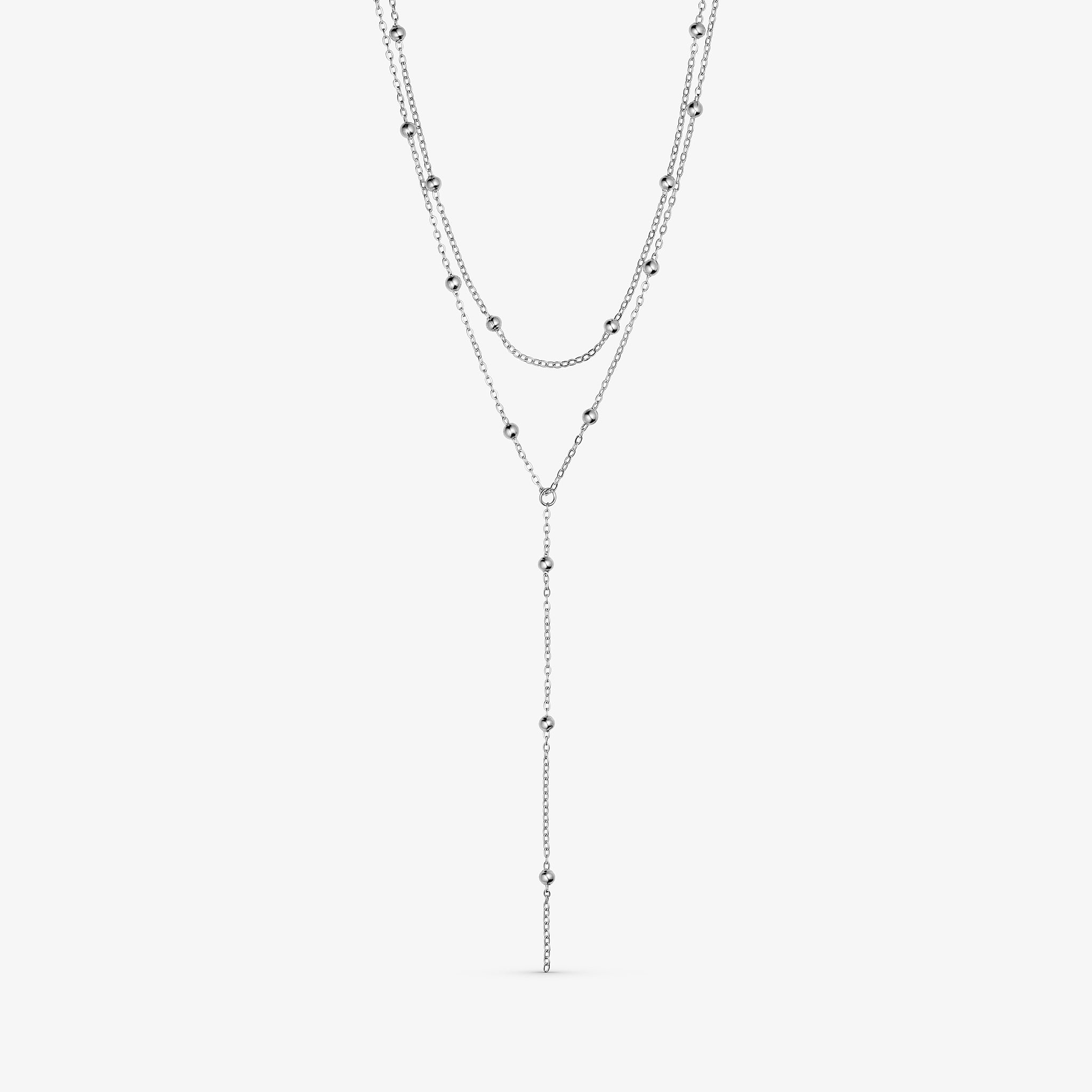 Wolff Jewelry Mini Boble Necklace Halskæder Sølvfarvet