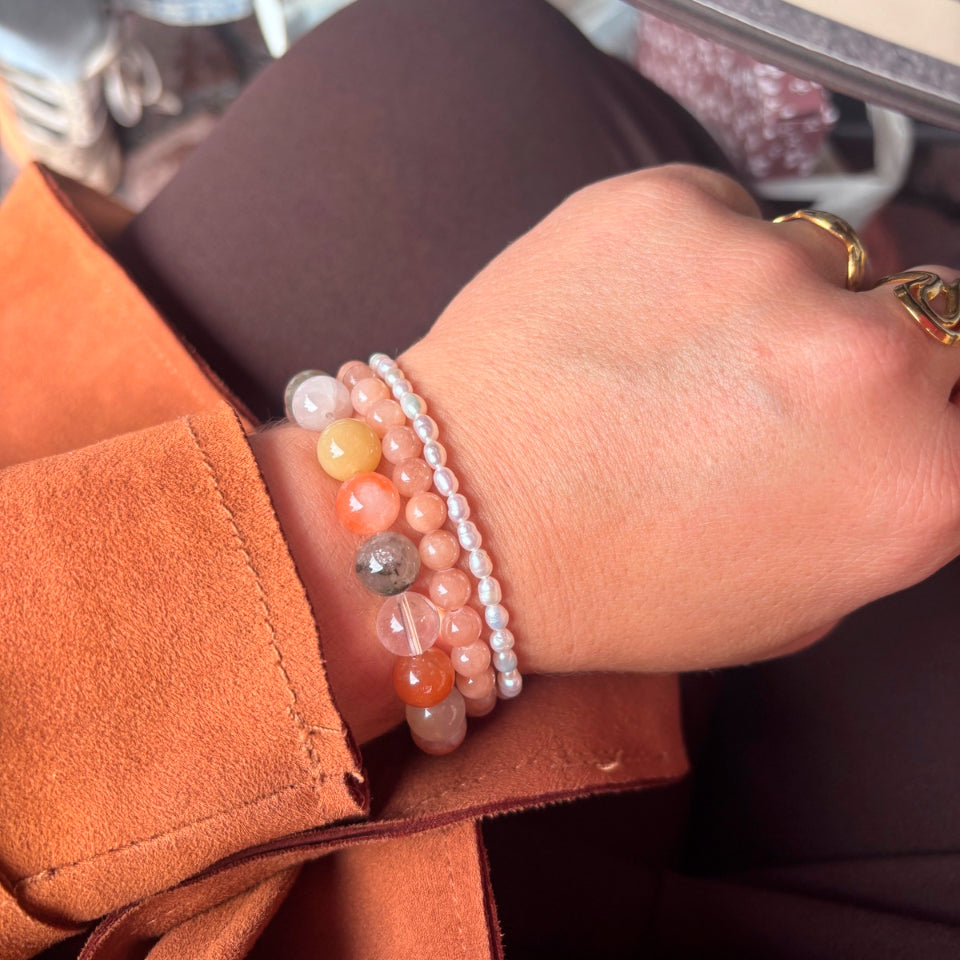 Wolff Jewelry Mini Pearl Bracelet Armbånd Hvid