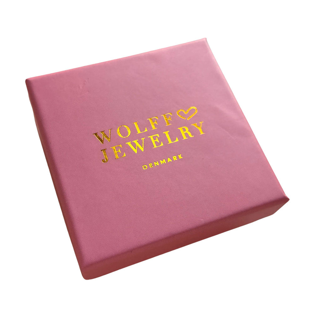 Wolff Jewelry Paper jewelry box 7x7cm POS material Dusty Pink