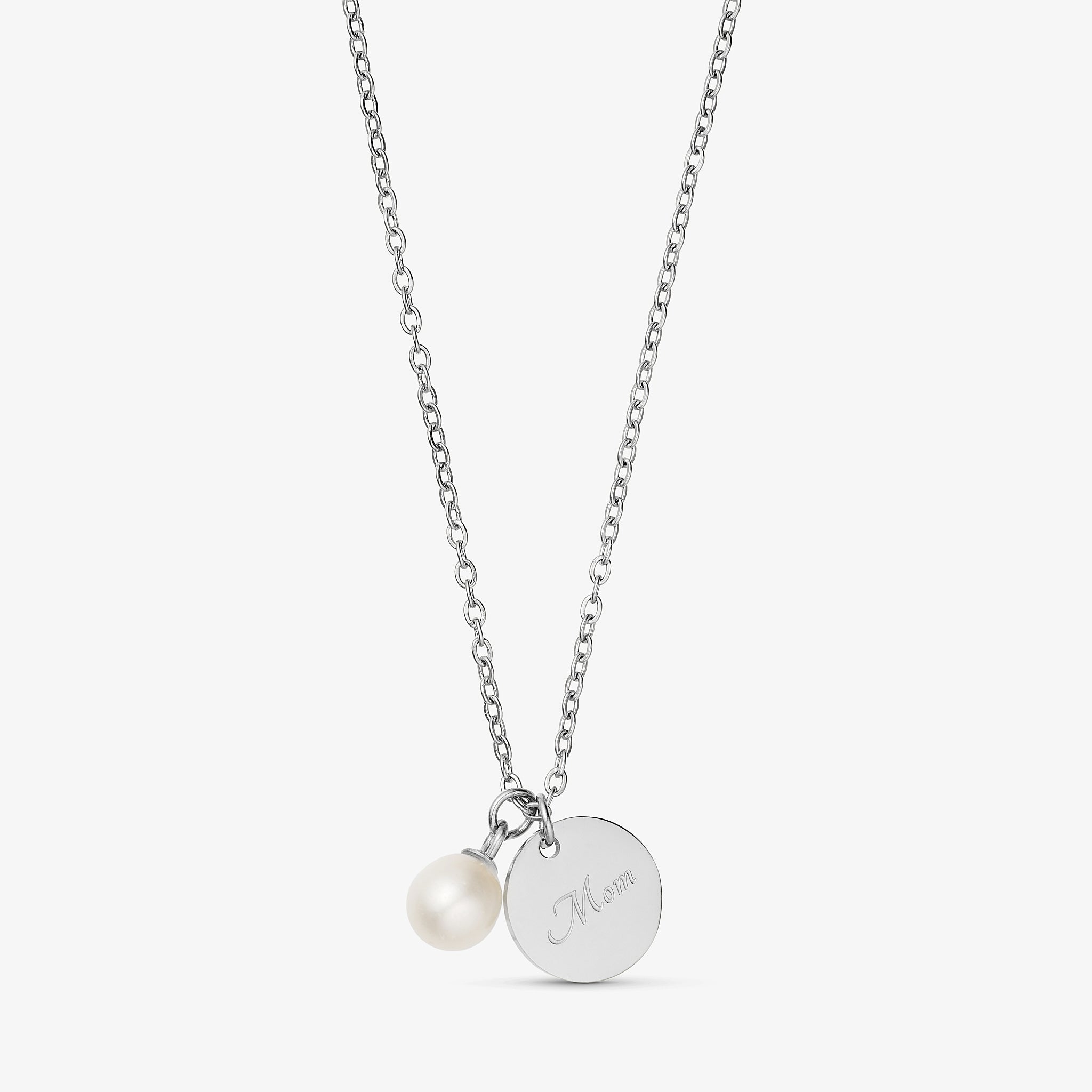 Wolff Jewelry Pearl Necklace - MOM Halskæder Sølvfarvet