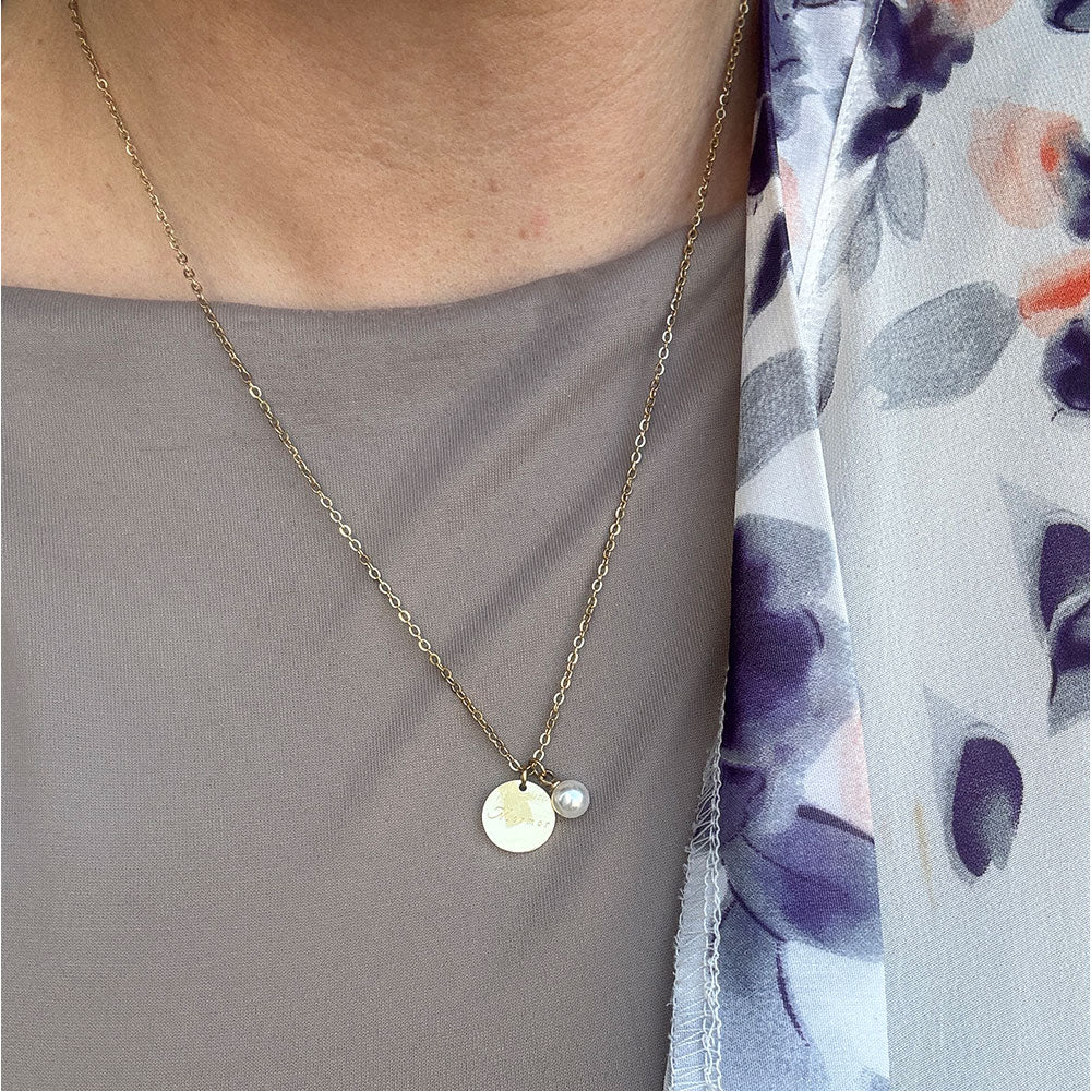 Wolff Jewelry Pearl Necklace - MORMOR Halskæder 18 karat guldbelagt