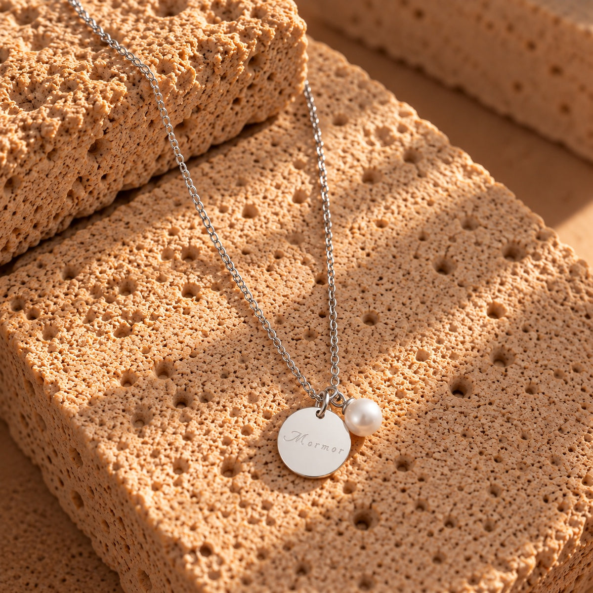 Wolff Jewelry Pearl Necklace - MORMOR Halskæder Sølvfarvet