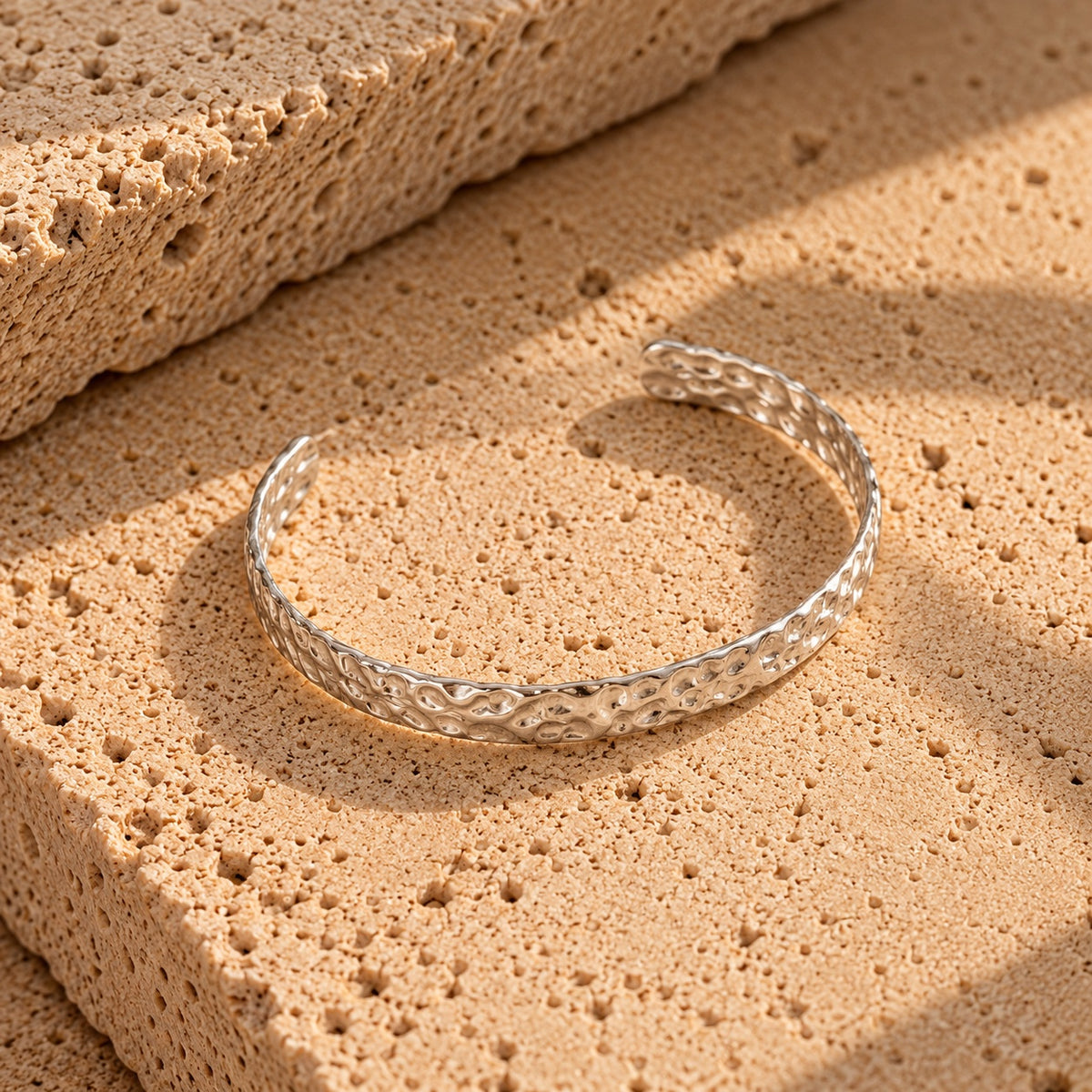 Wolff Jewelry Rustic Bangle Armbånd Sølvfarvet