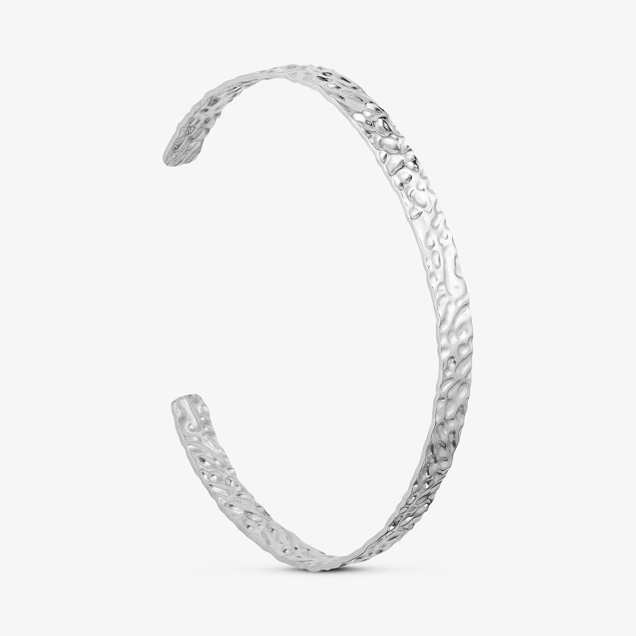 Wolff Jewelry Rustic Bangle Armbånd Sølvfarvet