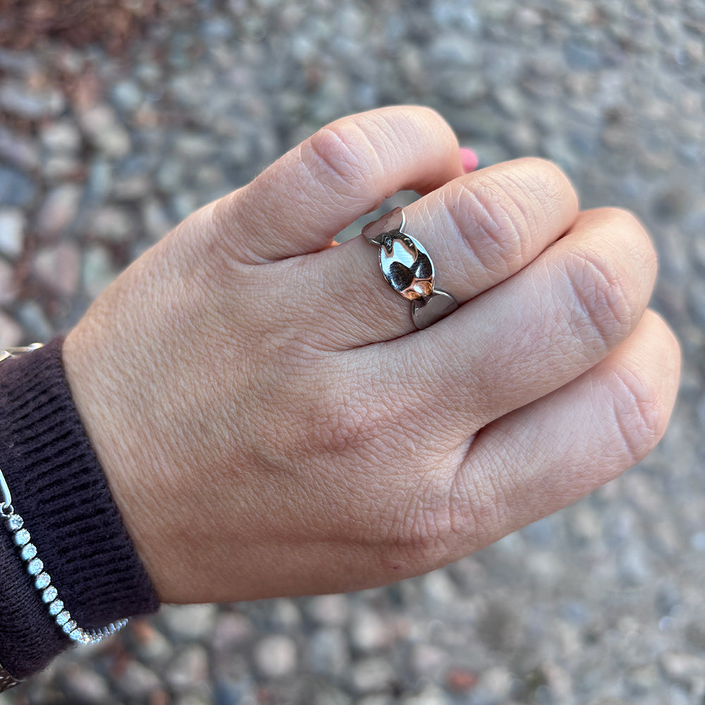 Wolff Jewelry Rustic Big Ring Ringe Sølvfarvet
