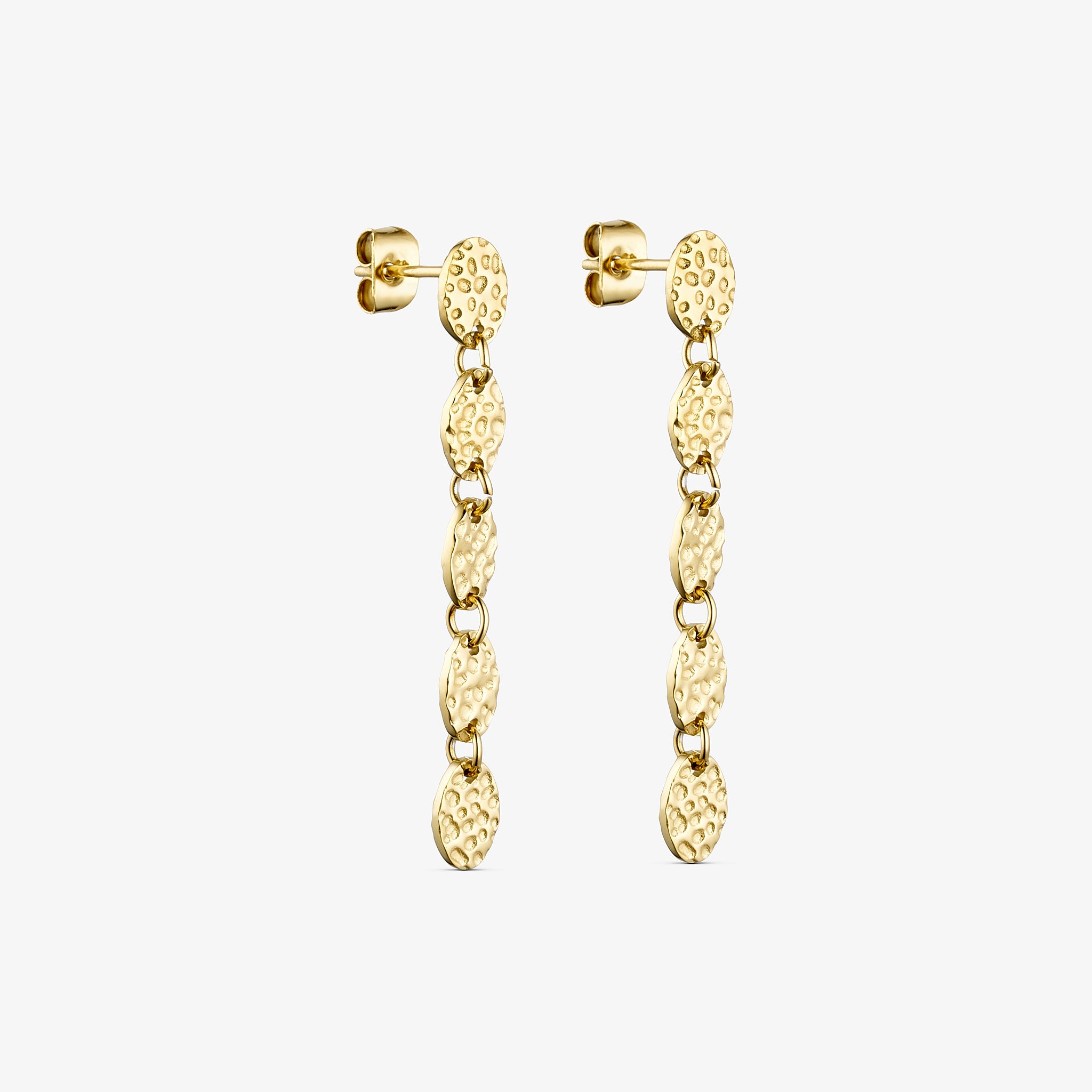Wolff Jewelry Rustic Earring Øreringe 18 karat guldbelagt