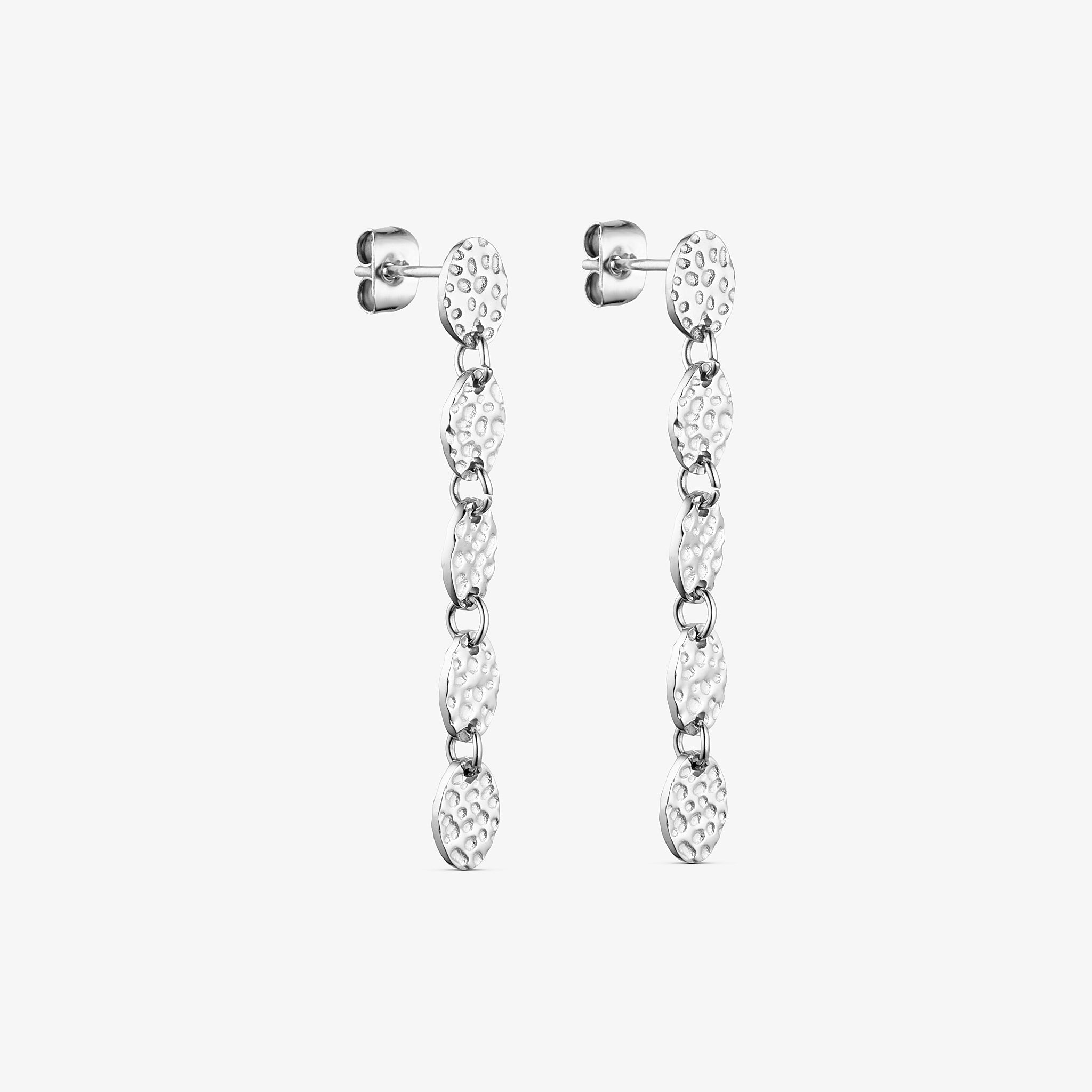 Wolff Jewelry Rustic Earring Øreringe Sølvfarvet