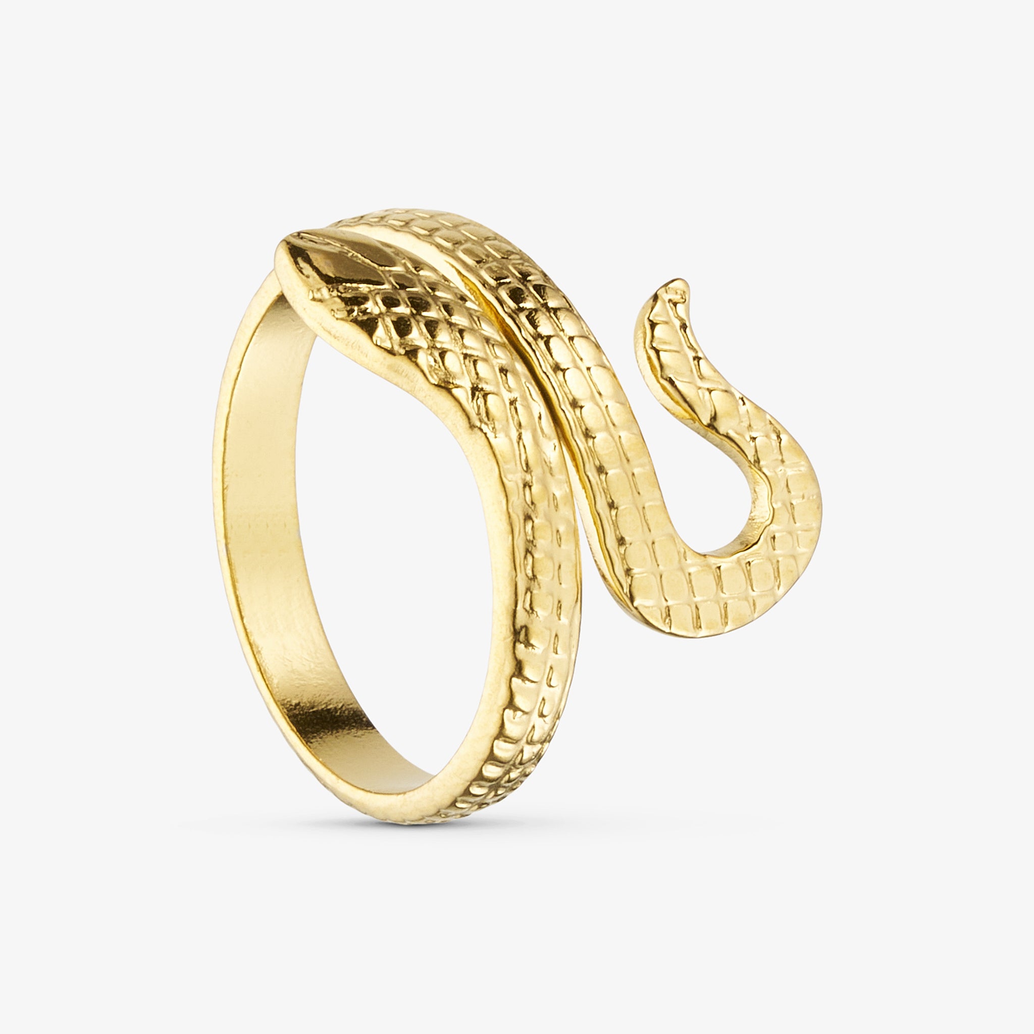 Wolff Jewelry Snake Ring Ringe 18 karat guldbelagt