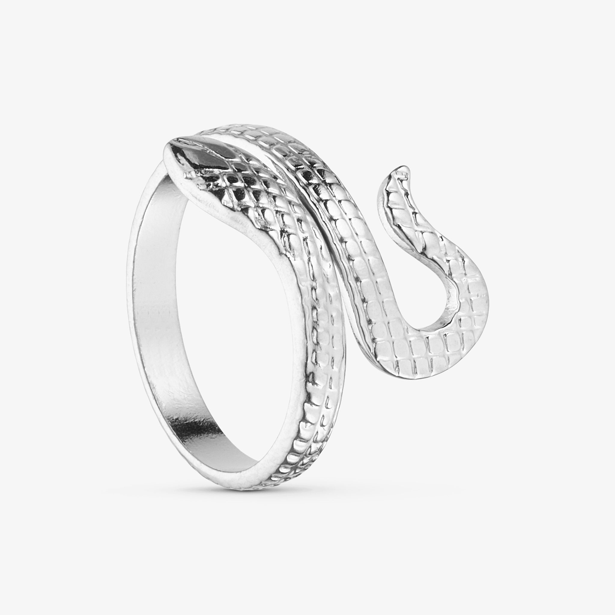 Wolff Jewelry Snake Ring Ringe Sølvfarvet