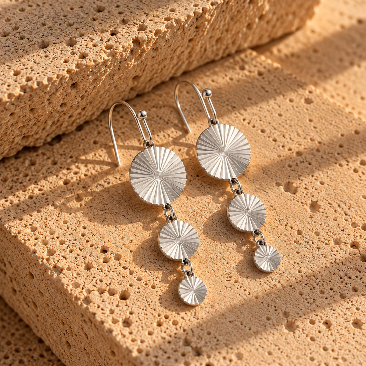 Wolff Jewelry Sunny Earring Øreringe Sølvfarvet
