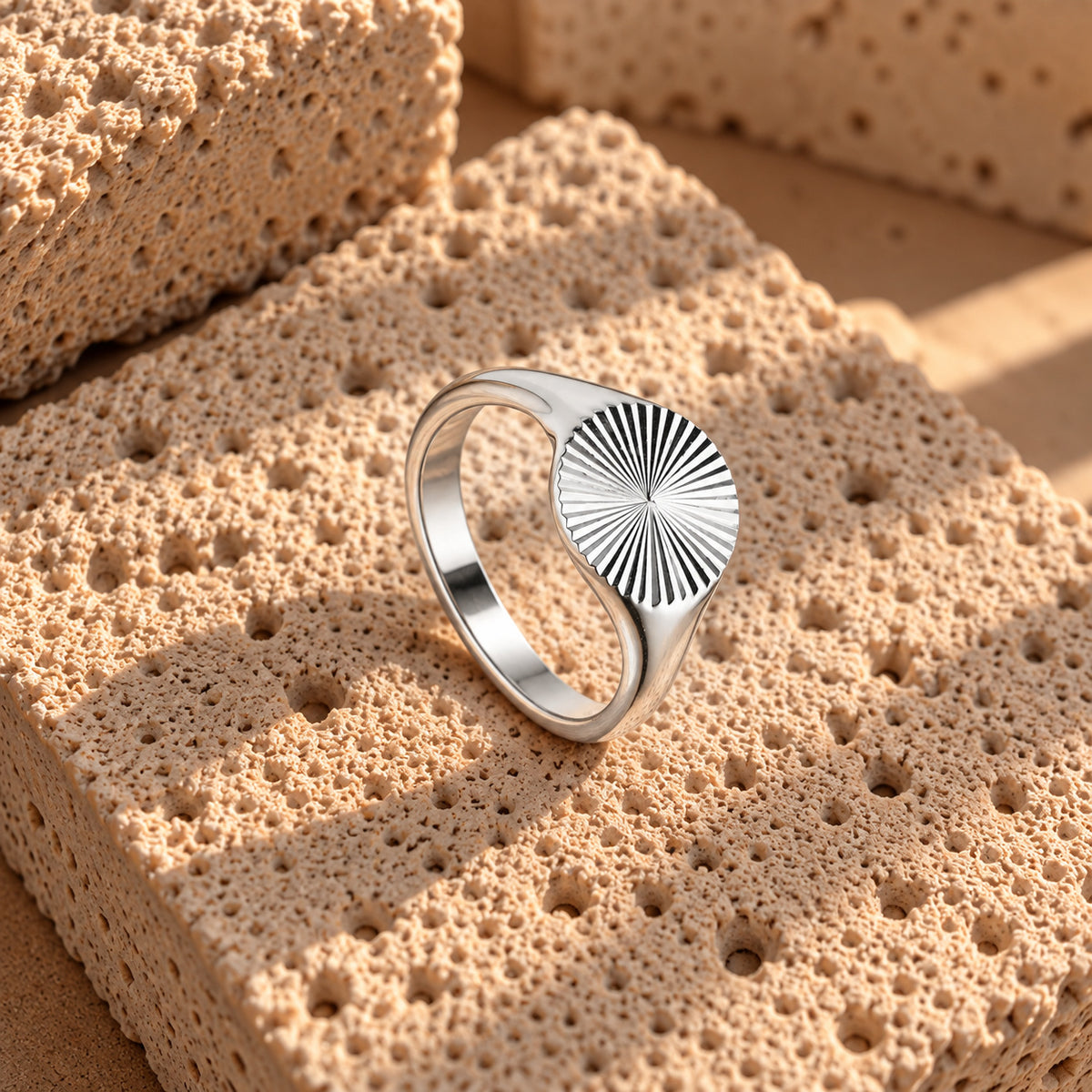 Wolff Jewelry Sunny Mini Ring Ringe Sølvfarvet