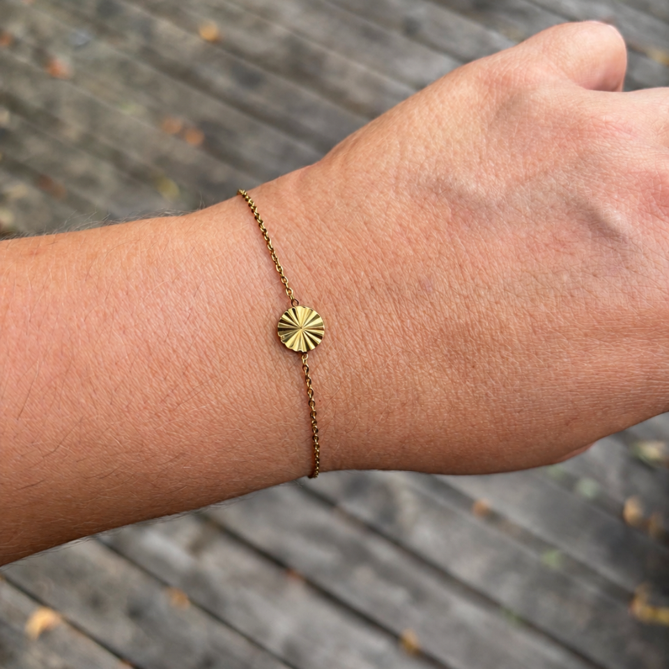 Wolff Jewelry Sunny Petit Bracelet Armbånd 18 karat guldbelagt