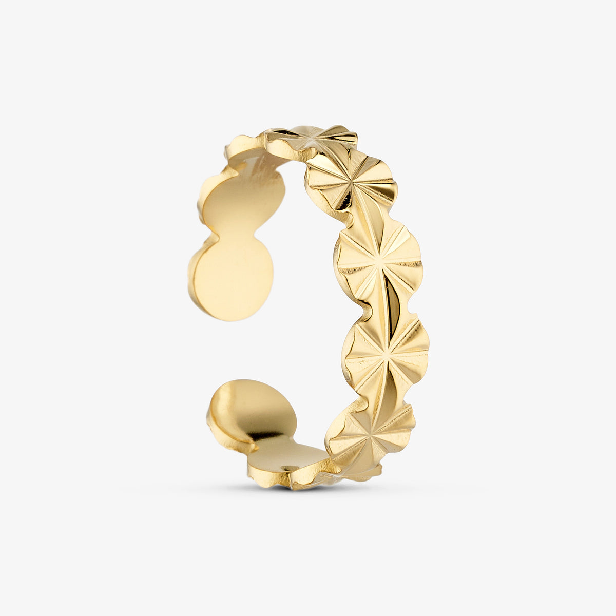 Wolff Jewelry Sunny Petit Ring Ringe 18 karat guldbelagt
