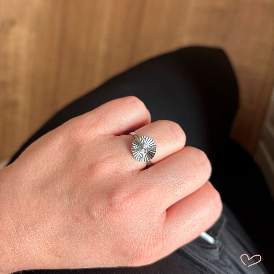 Wolff Jewelry Sunny Shine Ring Ringe Sølvfarvet